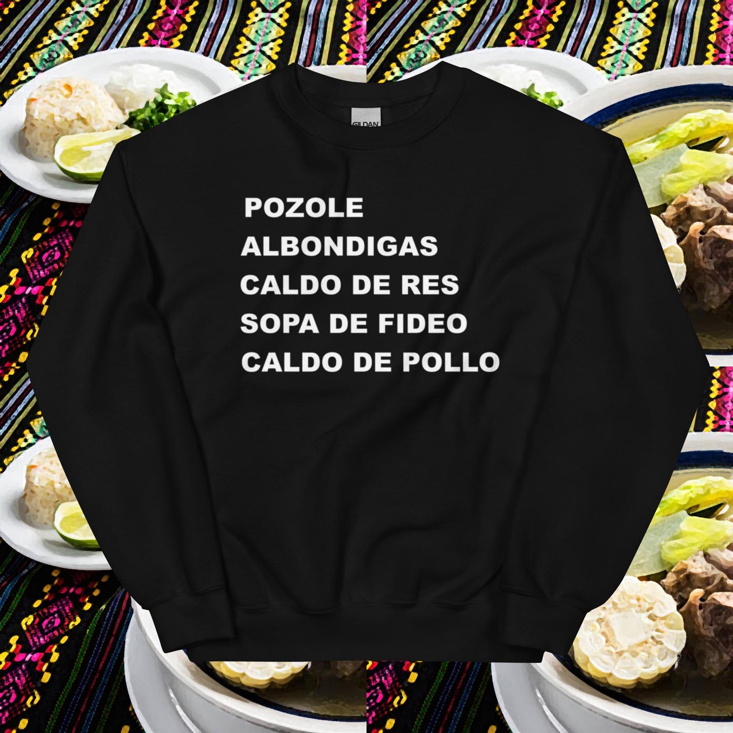 Mexican-Soup Season Crewneck Sweatshirt