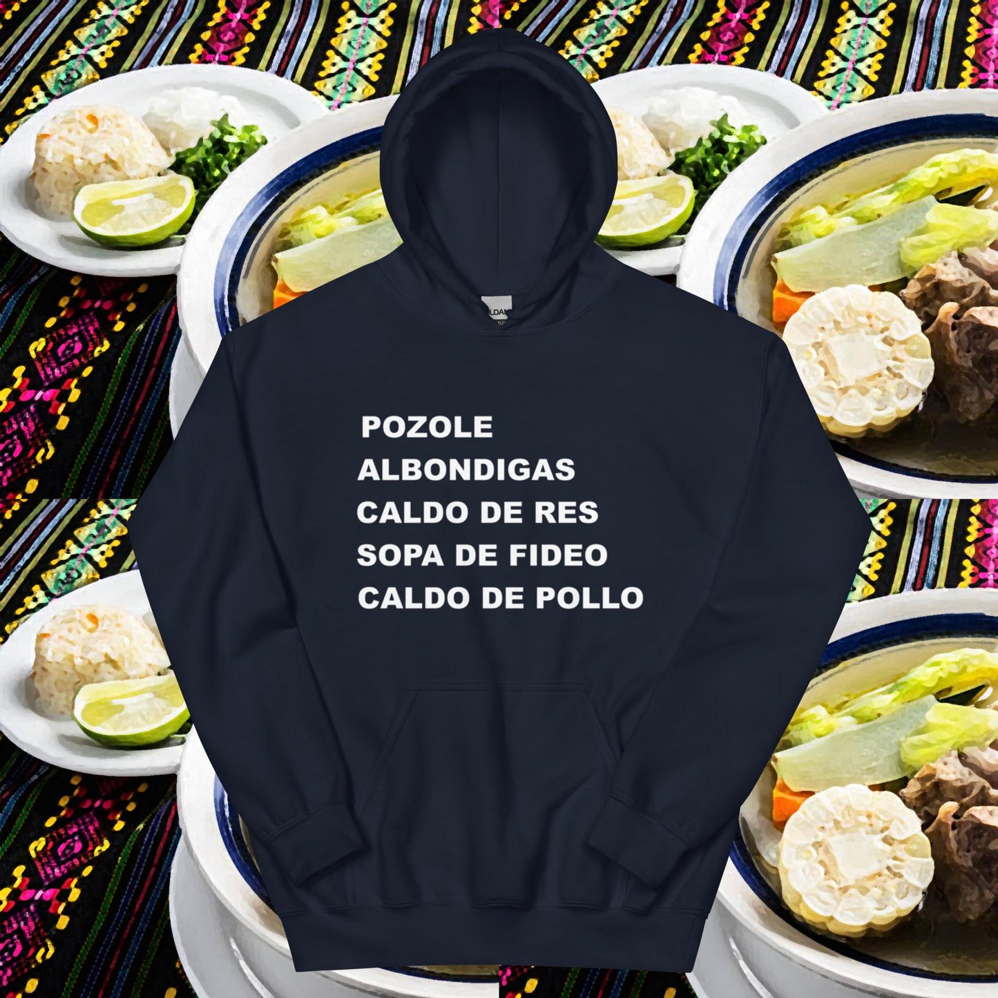 Mexican-Soup Season Hoodie Sweatshirt