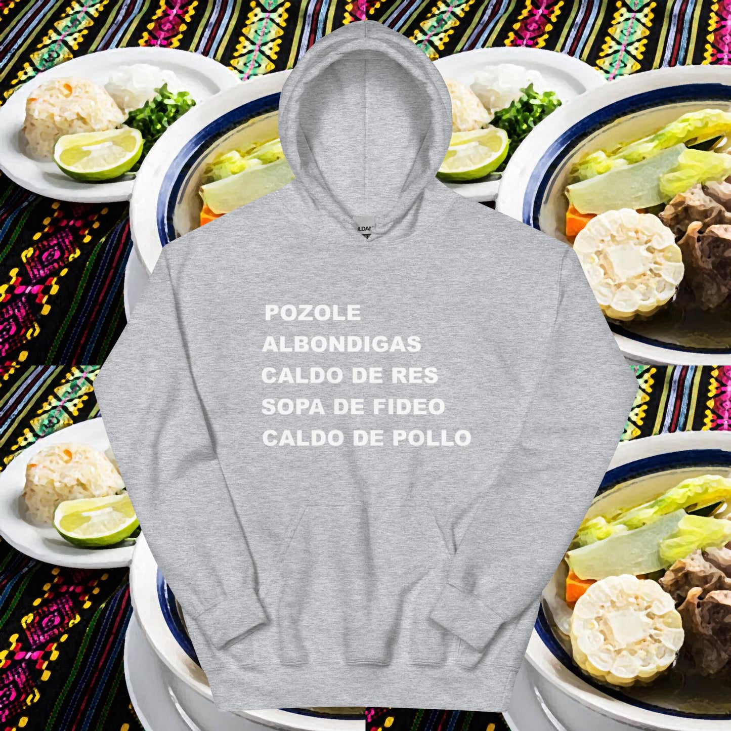 Mexican-Soup Season Hoodie Sweatshirt